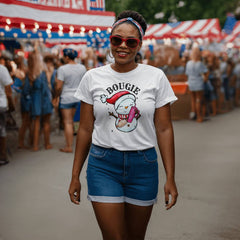 Holiday Bougie – Santa Hat Snowwoman Tee