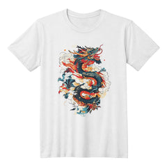 Majestic Japanese Dragon Art T-Shirt