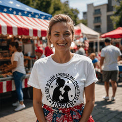 Mother Daughter Bond Tees, Cute Matching Outfit, Heartfelt Gift for Family Love, Birthday Surprise, Stylish T-Shirt Set