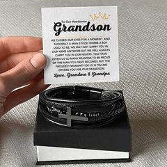 To Our Handsome Grandson - A Gift of Pride and Love from Grandma & Grandpa