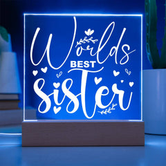 World’s Best Sister – No Competition Plaque