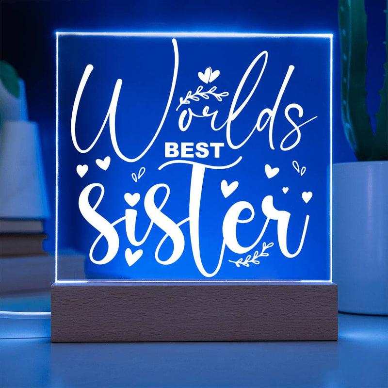 World’s Best Sister – No Competition Plaque