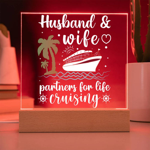 Cruising Through Life Together – Husband & Wife Forever Plaque