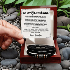 To My Grandson - A Cherished Gift from Grandma or Grandpa