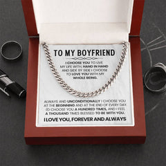 Jewelry Gift for Him, Classic Cuban Link Chain, Anniversary Present, Timeless Men’s Necklace