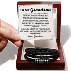 To My Grandson - A Heartfelt Keepsake from Grandma or Grandpa