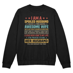 Proud & Spoiled Husband – Funny Wife Gift Tee