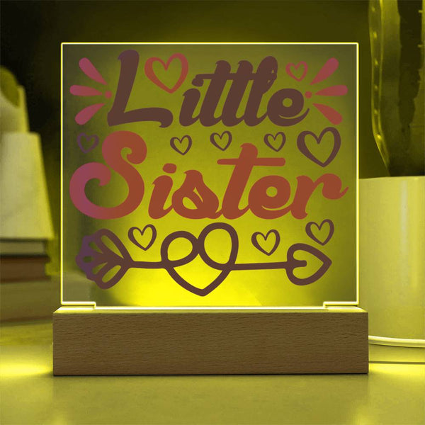 Little Sister - Heart Full of Joy Plaque