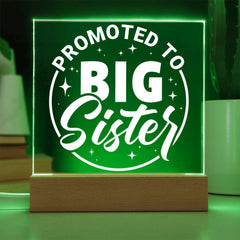 Promoted to Big Sister – Big Love Incoming Plaque