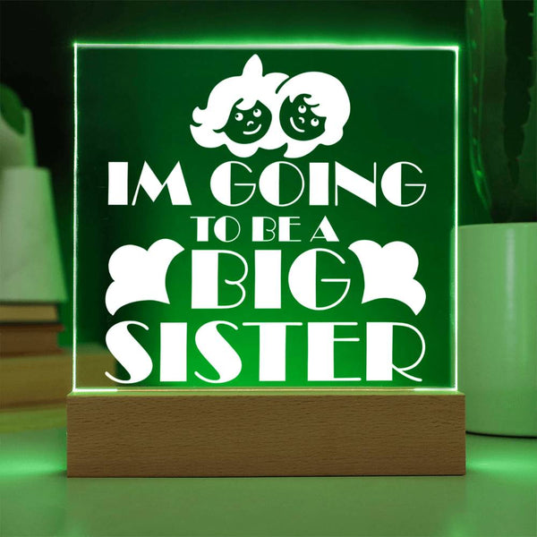 I’m Going to Be a Big Sister Plaque