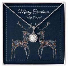 Christmas Gift for Daughter, Eternal Hope Necklace for Daughter Christmas, Merry Christmas