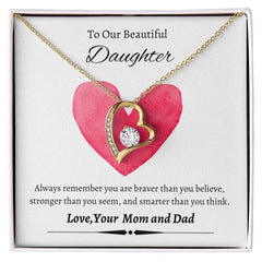 To Our Beautiful Daughter – Strength & Love Necklace