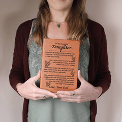 Gifts for Daughter, Beautiful Journal for Daughter, Meaningful Notebook With Message