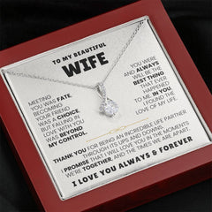 To My Wife Necklace - You Are the Best Thing That Ever Happened to Me