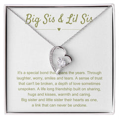 Big Sis & Lil Sis – A Bond That Lasts Forever Necklace