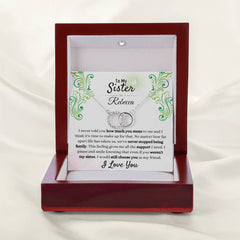 To My Sister Necklace – Always Chosen, Always Loved