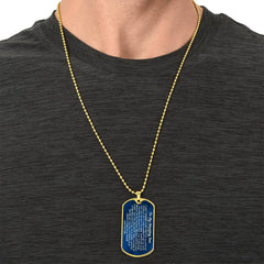 Dog Tag for Son – Heartfelt Gift to Encourage Strength and Bravery