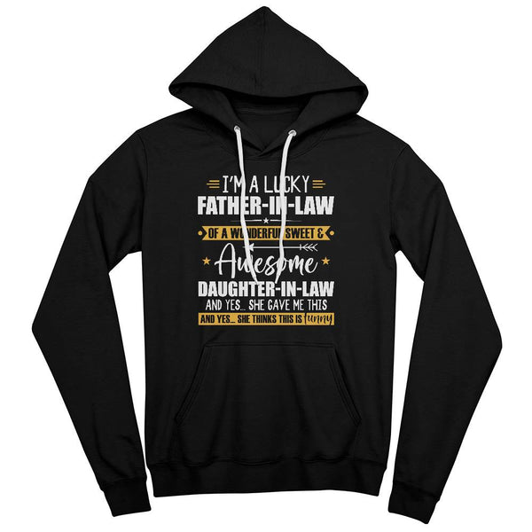 Lucky Father-In-Law Shirt – Gift from a Wonderful Daughter-In-Law
