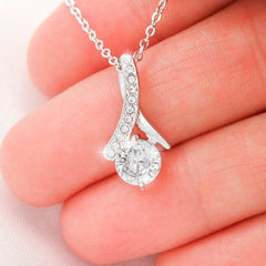 Beautiful Necklace for Granddaughter, Elegant Jewelry, Thoughtful Gift Idea, Alluring Beauty Necklace