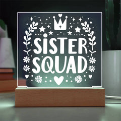 Sister Squad – Crowned in Love Plaque