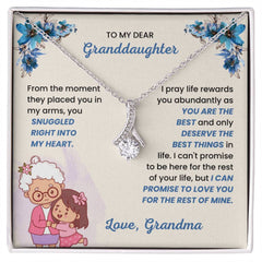Gift From Grandpa To Granddaughter, Jewelry Gift of Endless Love, Alluring Beauty Necklace