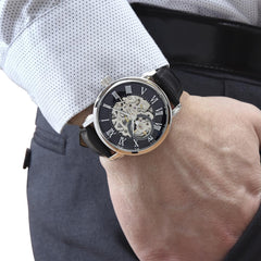 To the Best Boyfriend – Loved for a Lifetime Men's Openwork Watch