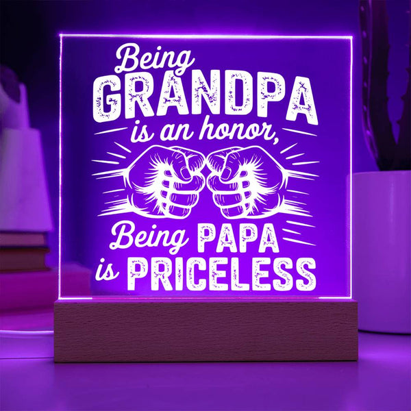 Being Grandpa Is an Honor, Being Papa Is Priceless
