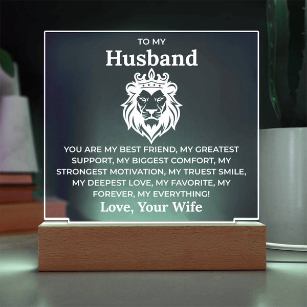 To My Husband Plaque - My Everything Forever