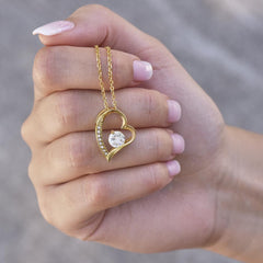 Personalized Future Wife Gift – You’ll Always Hold My Heart Necklace