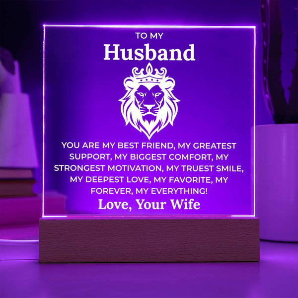To My Husband Plaque - My Everything Forever