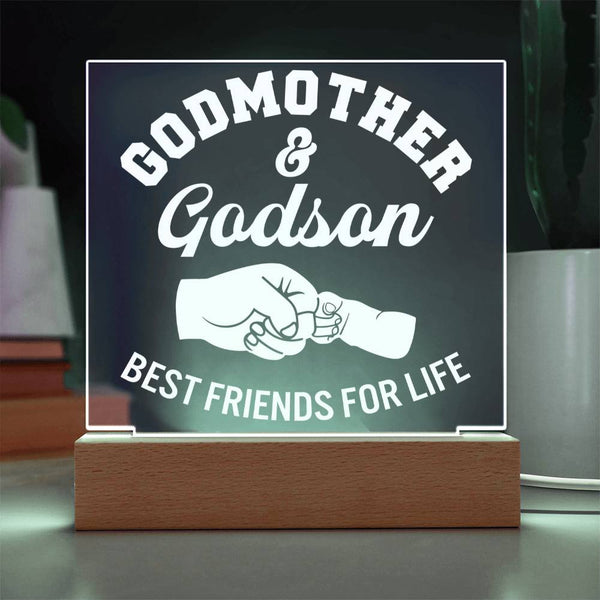 Godmother & Godson – Best Friends for Life Plaque
