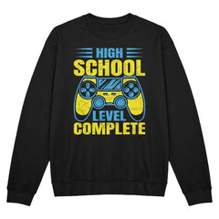 High School Level Complete - Gaming Graduation T-Shirt