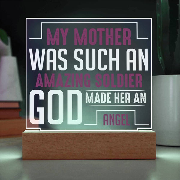 God Made Her an Angel Acrylic Plaque