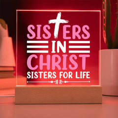 Sisters in Christ, Sisters for Life Plaque