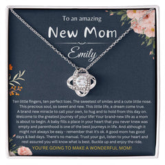 To an Amazing New Mom – A Miracle of Love Necklace