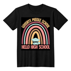 Goodbye Middle School, Hello High School Graduation Shirt