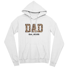 Custom Leopard Print Dad – Est. Year Tee