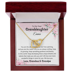 To Our Dear Granddaughter - You Are the Light of Our Lives, Love Grandma & Grandpa