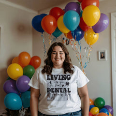 Living That Dental Hygienist Life Shirt – Fun Dentistry Tee