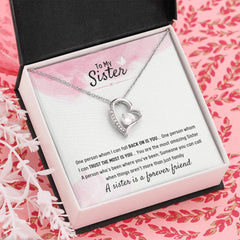 Necklace Gift For Sister, Gift For Sister, Jewelry Gift Of Connection