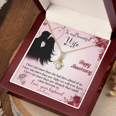 Gift for Wife, Anniversary Necklace, Celebrate Love, Special Memories & Forever Promises