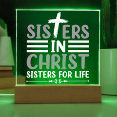 Sisters in Christ, Sisters for Life Plaque