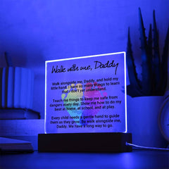 Personalized Acrylic Plaque for Dad – Heartfelt Gift from Child