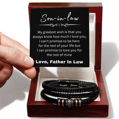 To My Son In Law – A Bond That Lasts Forever Bracelet