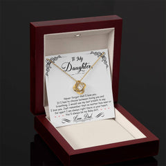 To My Daughter - Heartfelt Necklace Gift from Dad