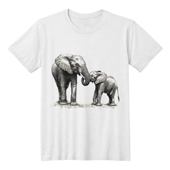 Elephant Love – Mother & Baby Elephant Tee