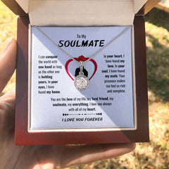 Future Wife Necklace Gift, Romantic Jewelry For Fiancée, Soulmate Pendant, Anniversary Gift For Her