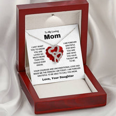 Sentimental Gift for Mom - I’m Forever Grateful to Call You Mom Necklace from Daughter