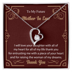 Gift for My Future Mother in Law - A Promise of Love Necklace