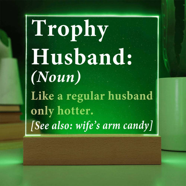 Trophy Husband – Hotter Than Average Plaque